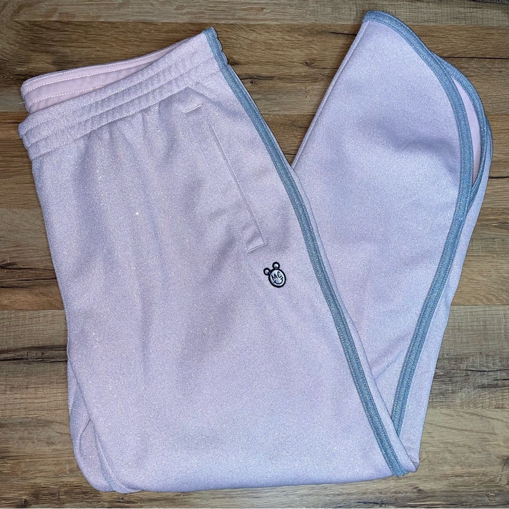 Converse x Miley Cyrus Pink Glitter Tulip Hem Track Pants
